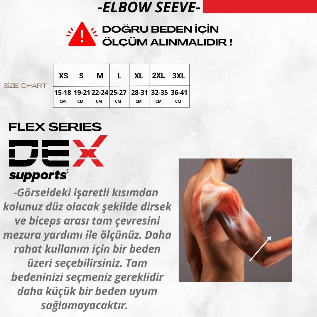 Elbow Sleeve, Fitness Spor Dirseklik, Antrenman Dirsekliği, Unisex 1 Adet