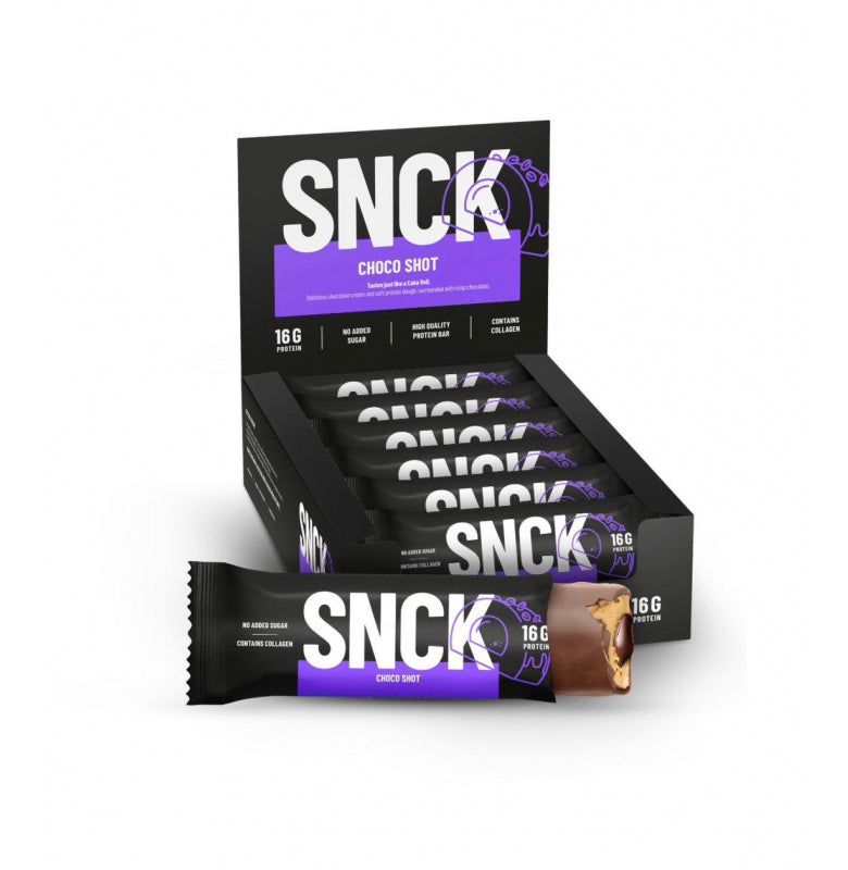 SNCK Protein Bar Choco Shot 12 Adet x 55 Gram