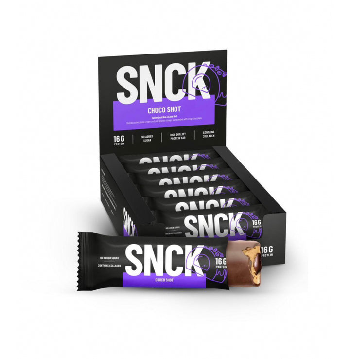 SNCK Protein Bar Choco Shot 12 Adet x 55 Gram