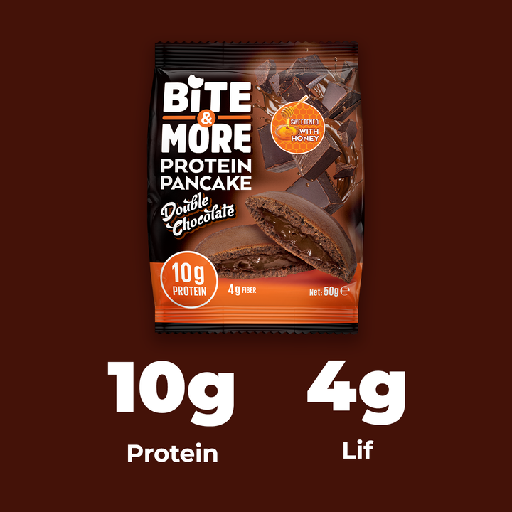 Double Çikolatalı Kakaolu Protein Pankek (50g)