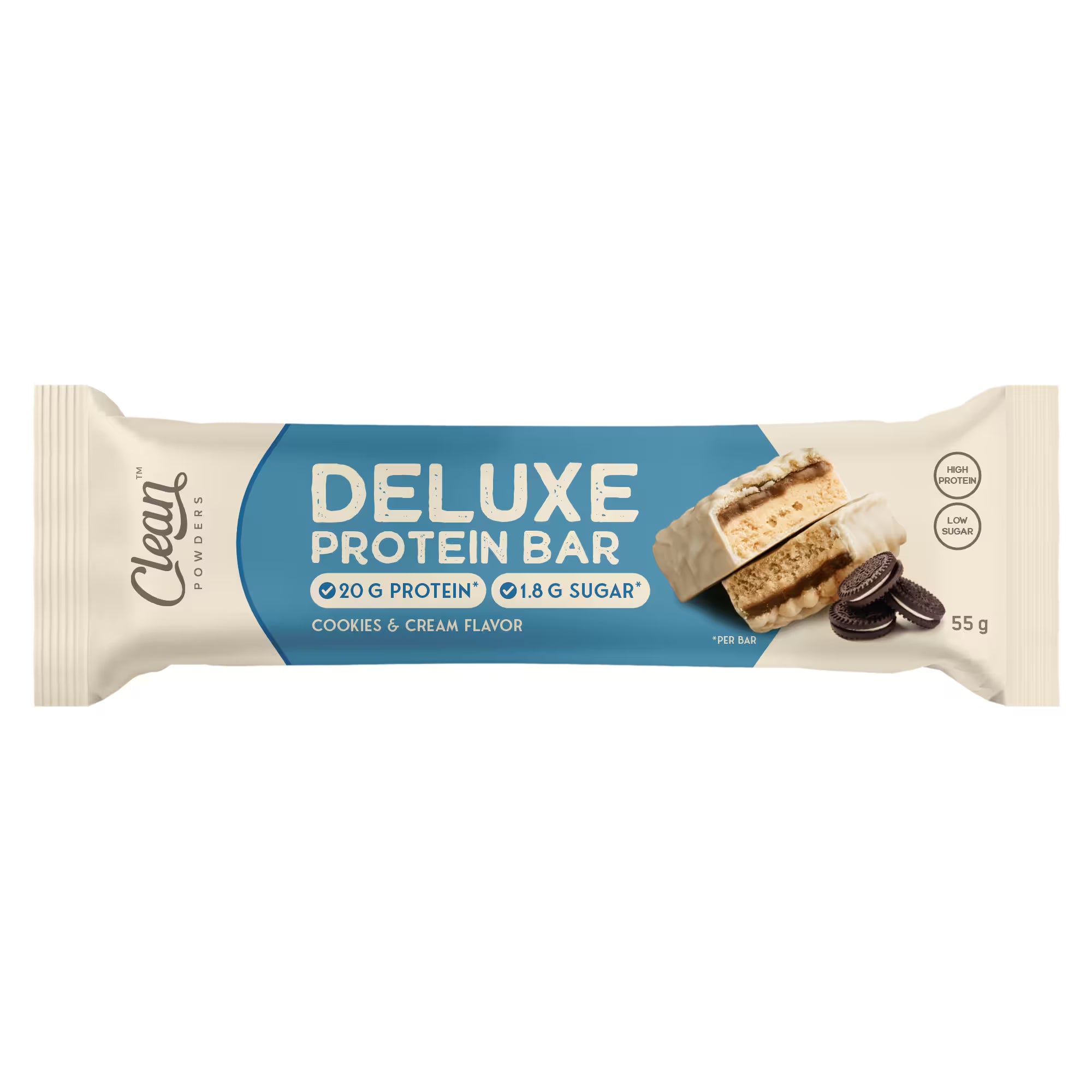 Clean Powders Deluxe Protein Bar 55 Gr