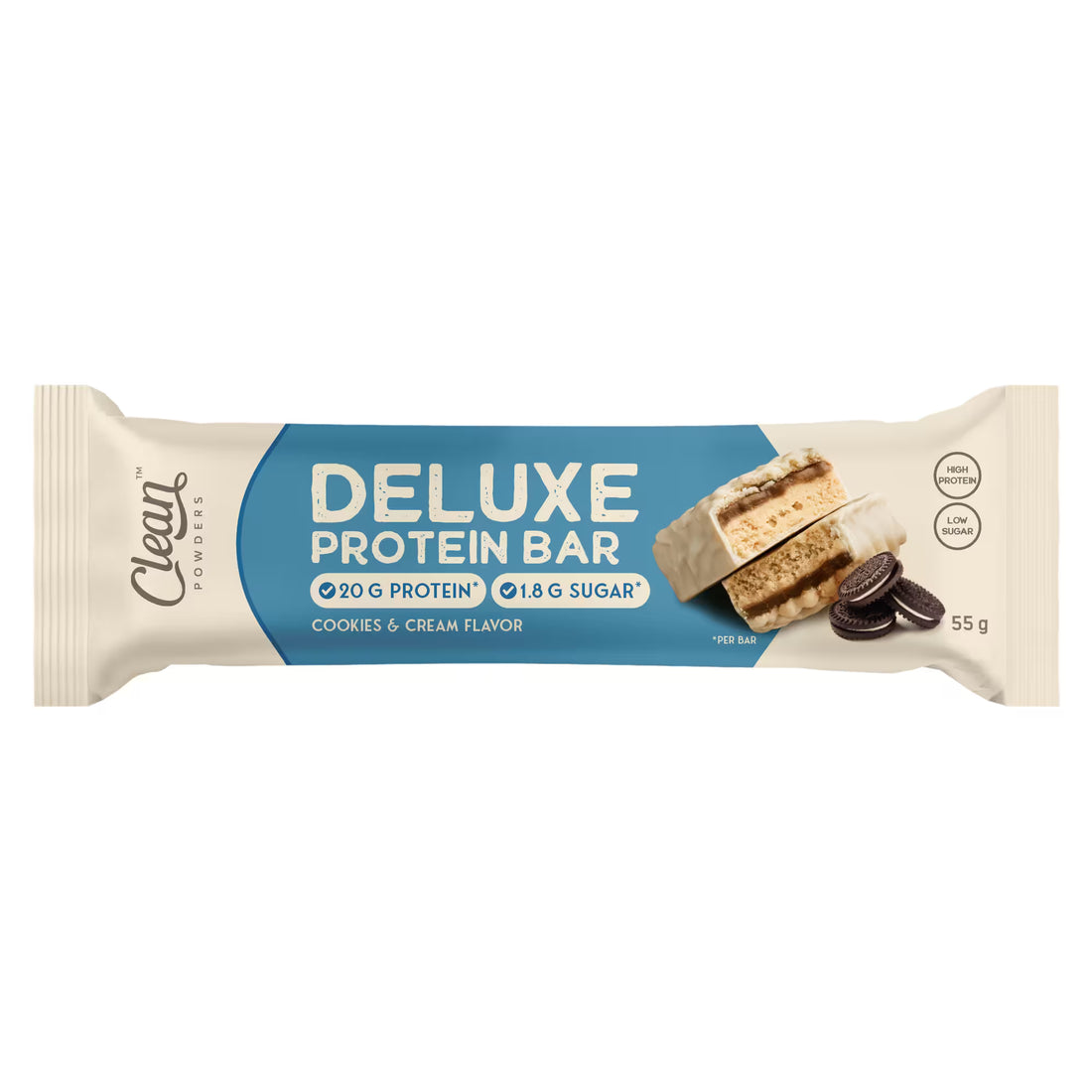 Clean Powders Deluxe Protein Bar 55 Gr