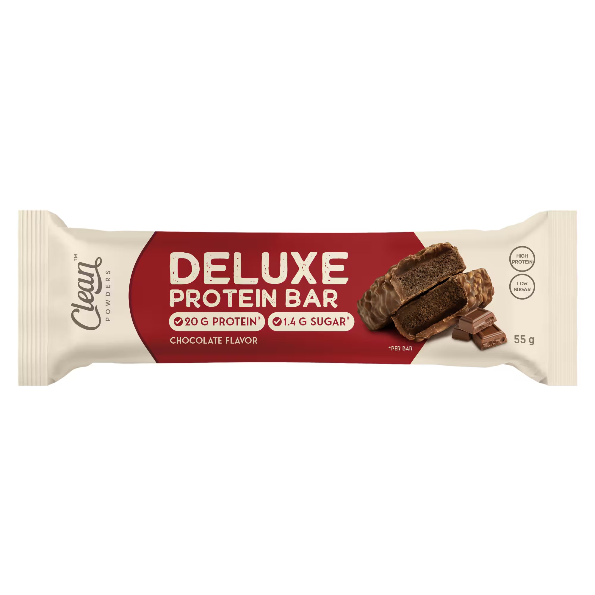 Clean Powders Deluxe Protein Bar 55 Gr
