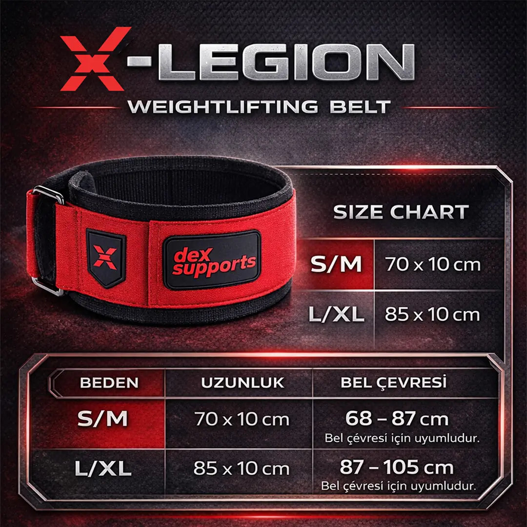 Ağırlık Kemeri X-LEGION Weightlifting Belt