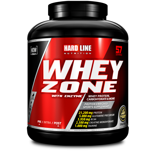 HARDLİNE WHEY ZONE SARI MEYVE 2300 GR