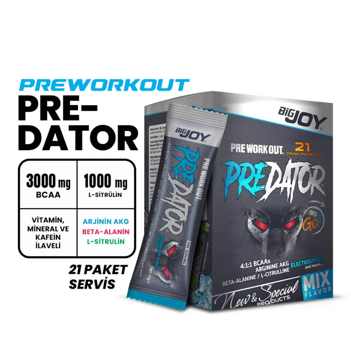 BigJoy Predator Go! 17g x 21 Adet (21 Servis)