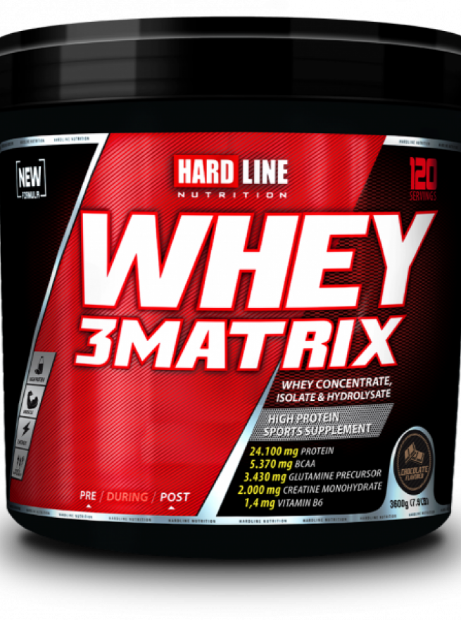 Hardline Nutrition Whey 3 Matrix 3600 Gr