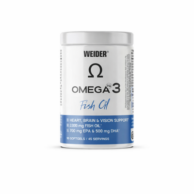 Weider Omega Fish oil HİGH EPA DHA 3 2000 mg 90 Softgels
