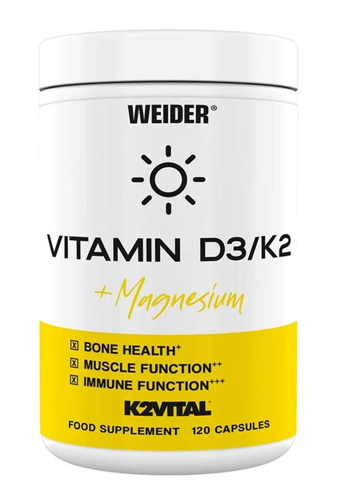 WEIDER Vitamin D3 K2 Magnesium Magnezyum – 120 Kapsül